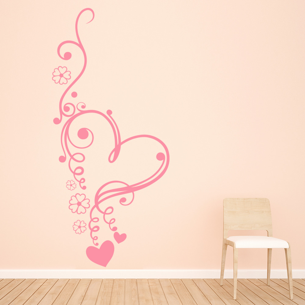 Heart Shaped Love Heart Wall Sticker | Icon Wall Stickers